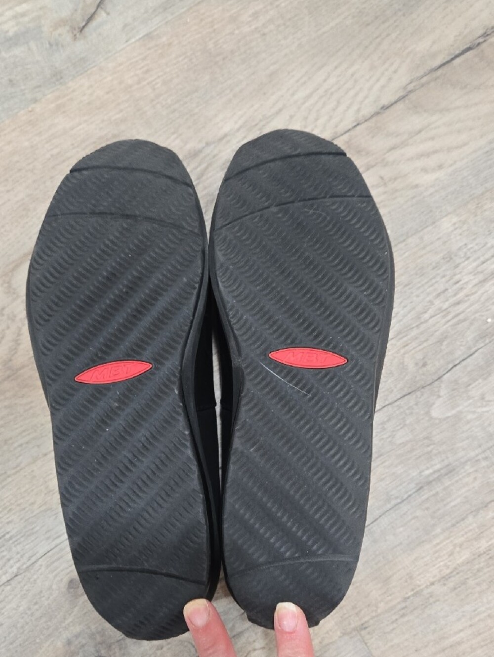 MBT Black Leather Flats NEW!!! - Picture 5 of 6